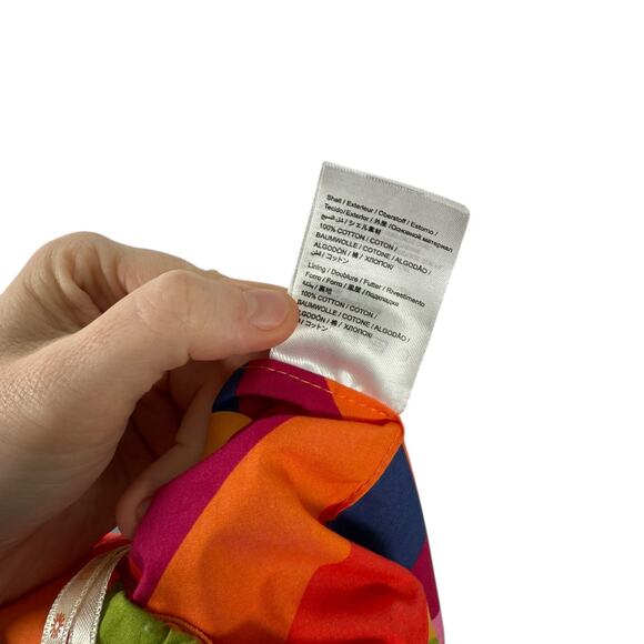 Farm Rio Anthropologie Bandeau Multicolor Geometric Top Boho NEW Womens Large - Picture 8 of 8